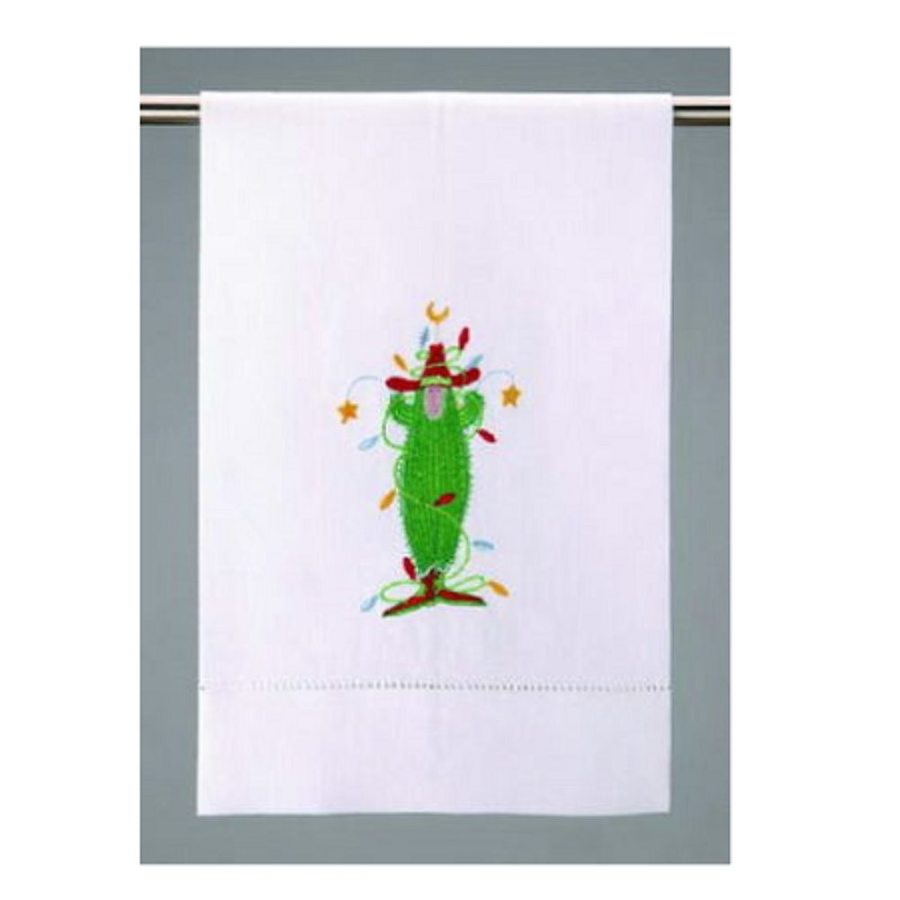 Patience Brewster Krinkles Happy Cactus Towel